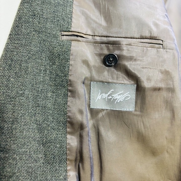 Ralph Lauren Lord & Taylor Green Olive Black Wool Men's Blazer Sports Jacket 44L - Picture 10 of 10